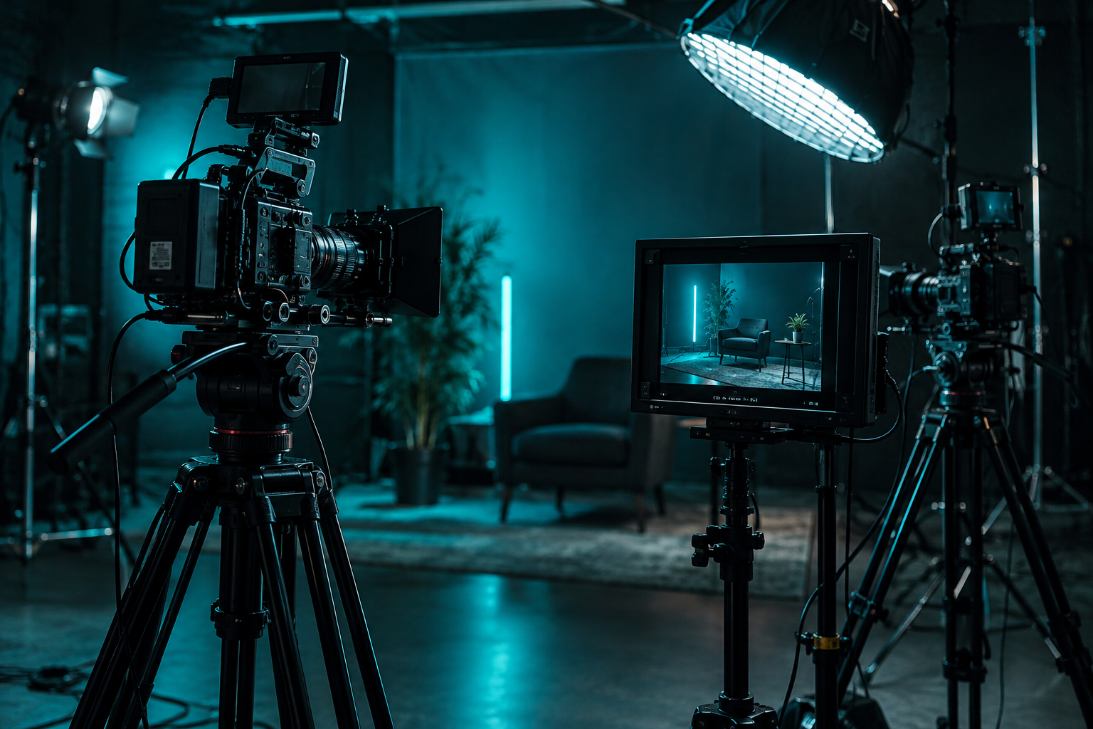 Studio-grade video production equipment
